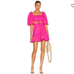 M ALEXIS Bertana Mini Dress Magenta Pink